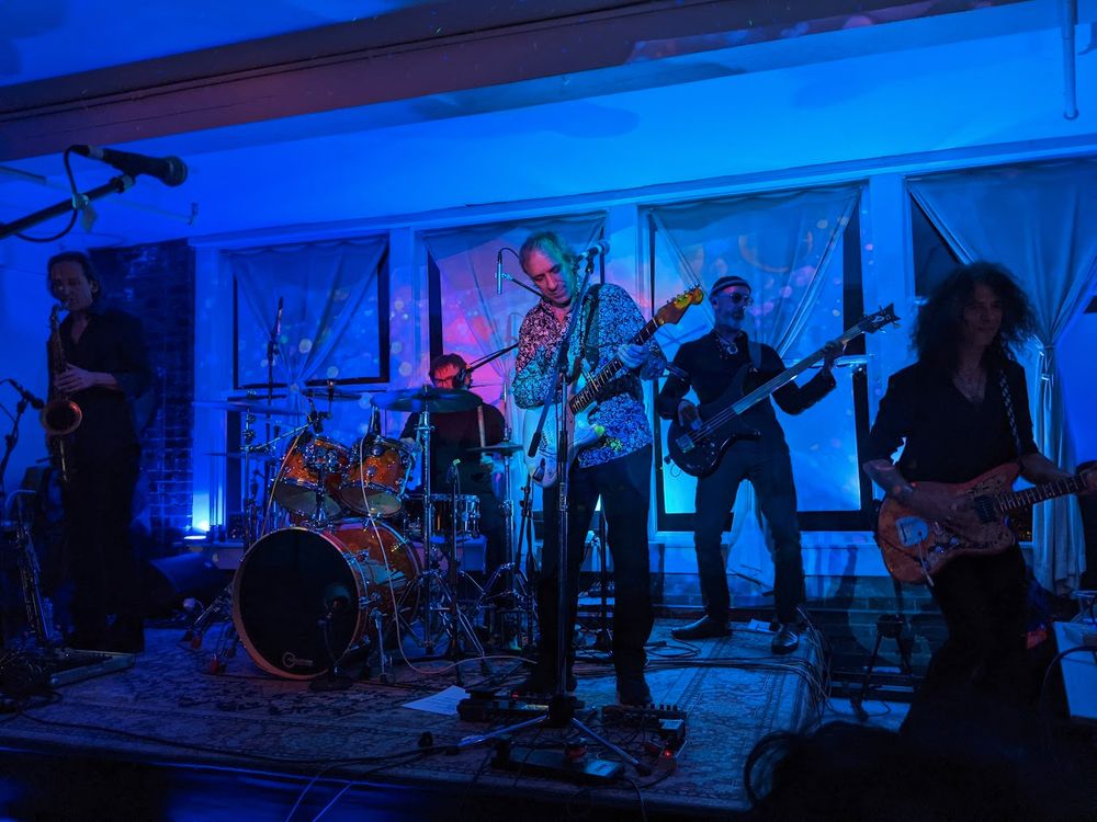 The band Gong in concert in Seattle