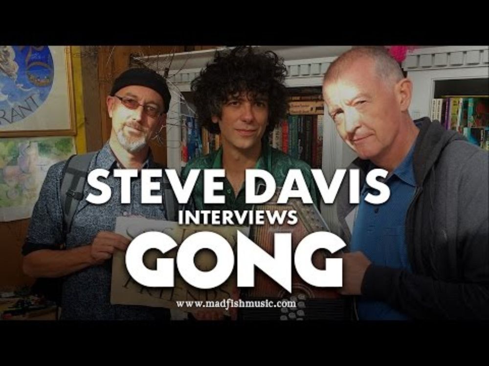 Gong - Steve Davis interviews Kavus and Dave at the Nomadic Community Gardens