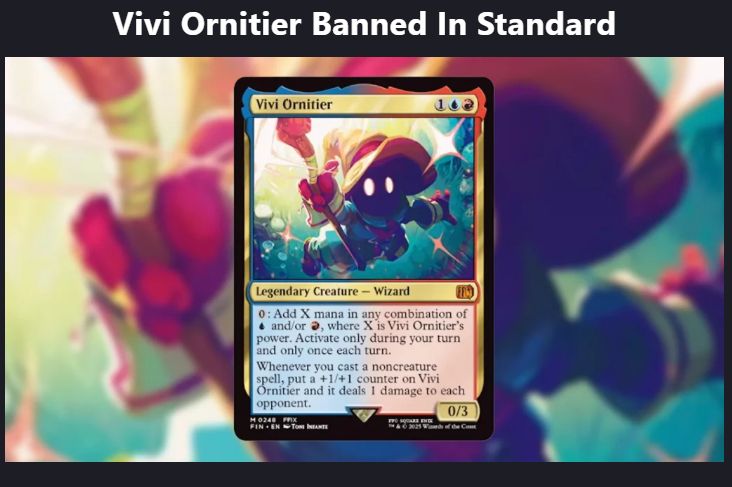 Vivi Ornitier Banned in [Magic the Gathering] Standard