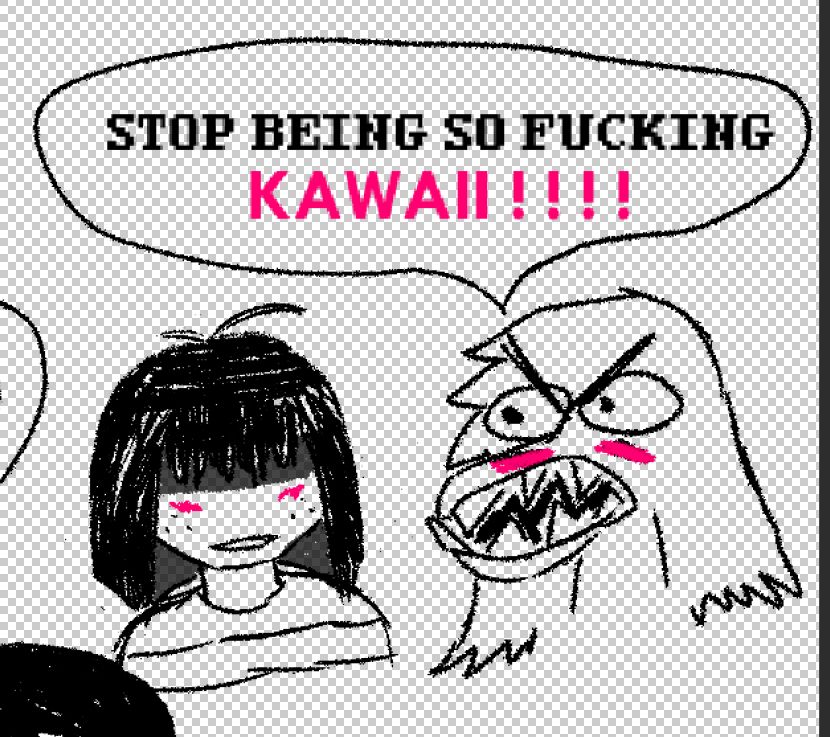 Kris got a bobcut and Susie likes it begrudgingly (I will draw Kris with a bobcut on here I am totally not biased towards a certain style)