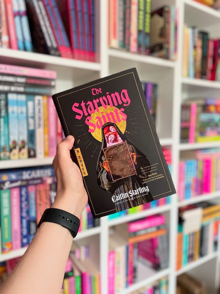 Book cover for The Starving Saints by Caitlin Starling 