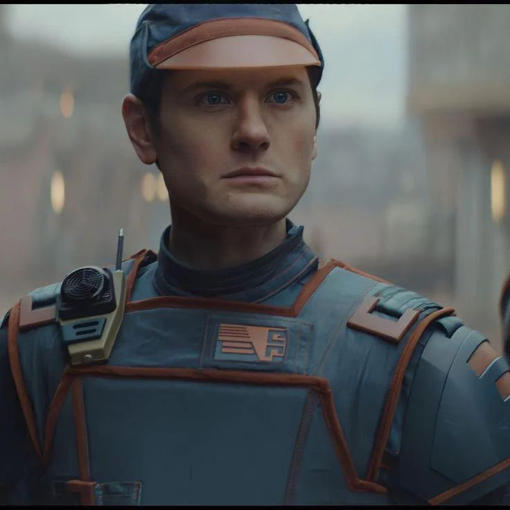 Kyle Soller as "Syril Karn" from the TV Andor