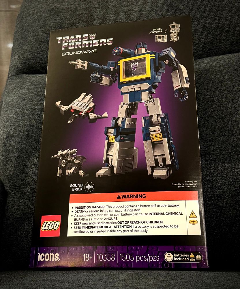 Lego Icons 10358: Soundwave (Transformers)