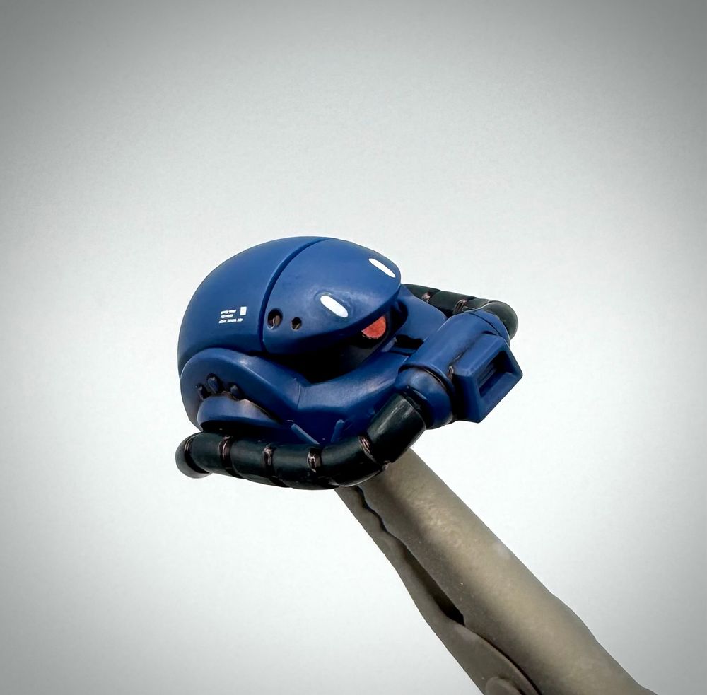 HG GQ Police Zaku head assembly