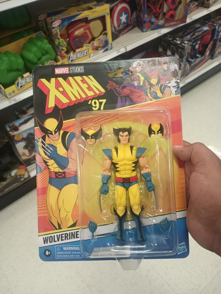 A wolverine X-Men 97 action figure