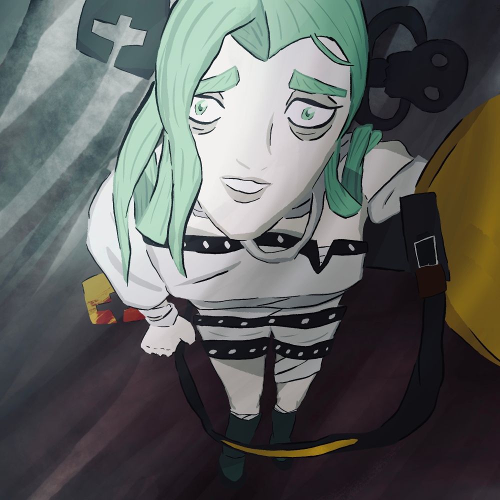 Fan art of A.B.A from Guilty Gear Strive.