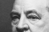 ominous close-up of grover cleveland's eyes looking vaguely in the direction of the viewer