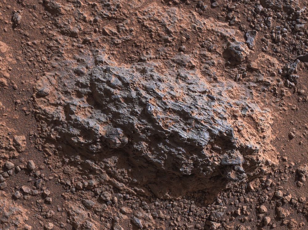 Rocks and sand.

NASA/JPL-Caltech/Kevin M. Gill