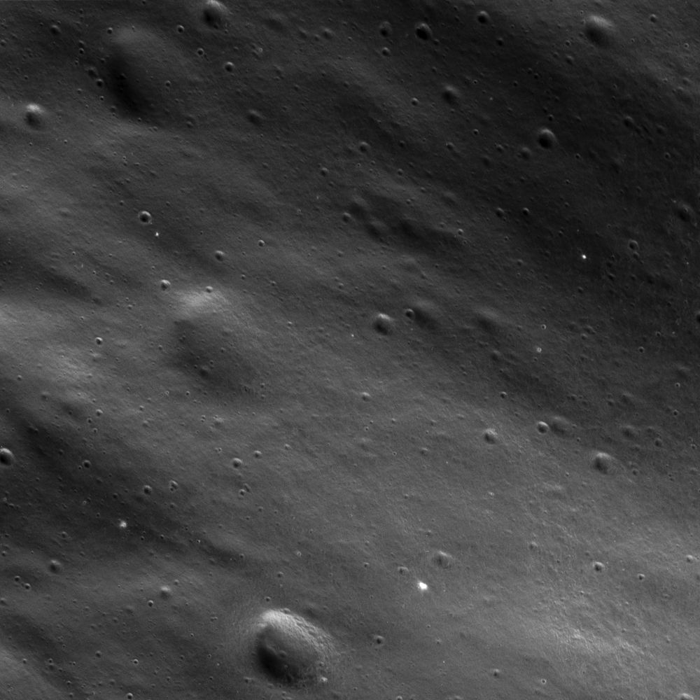 A heavily cratered planetary surface of Iapetus.

NASA/JPL-Caltech/SSI/CICLOPS/Kevin M. Gill