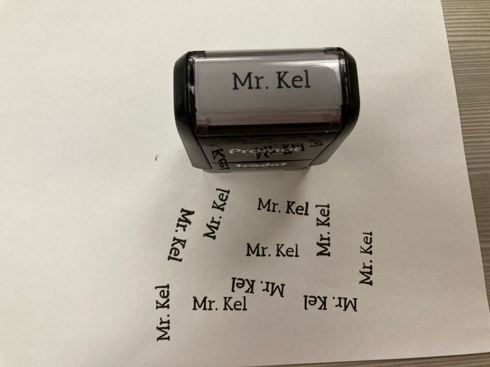 Mr. Kel's stamp