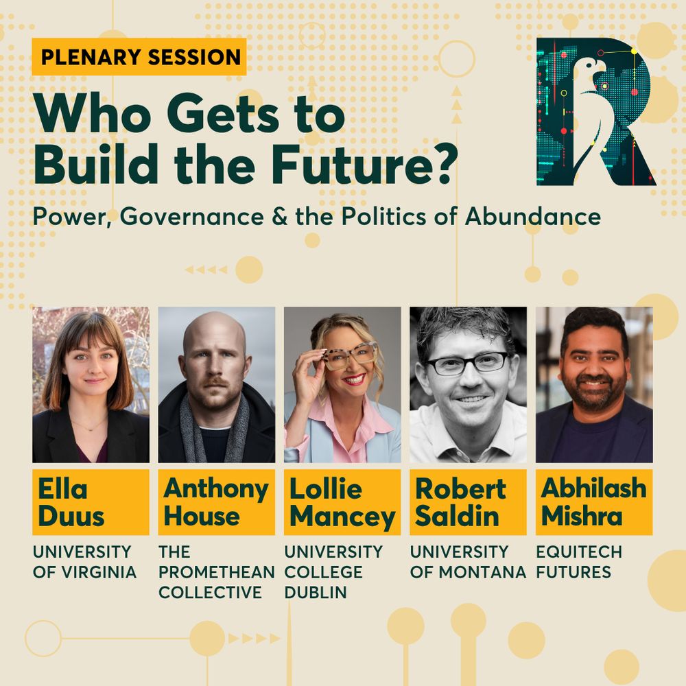 Panel details for Who Gets to Build the Future at Tech & Society 2025.