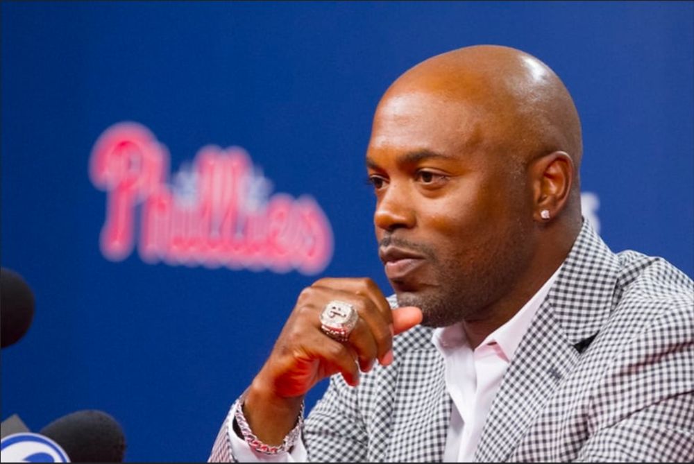 Jimmy Rollins, with his World Series ring, exudes swag.