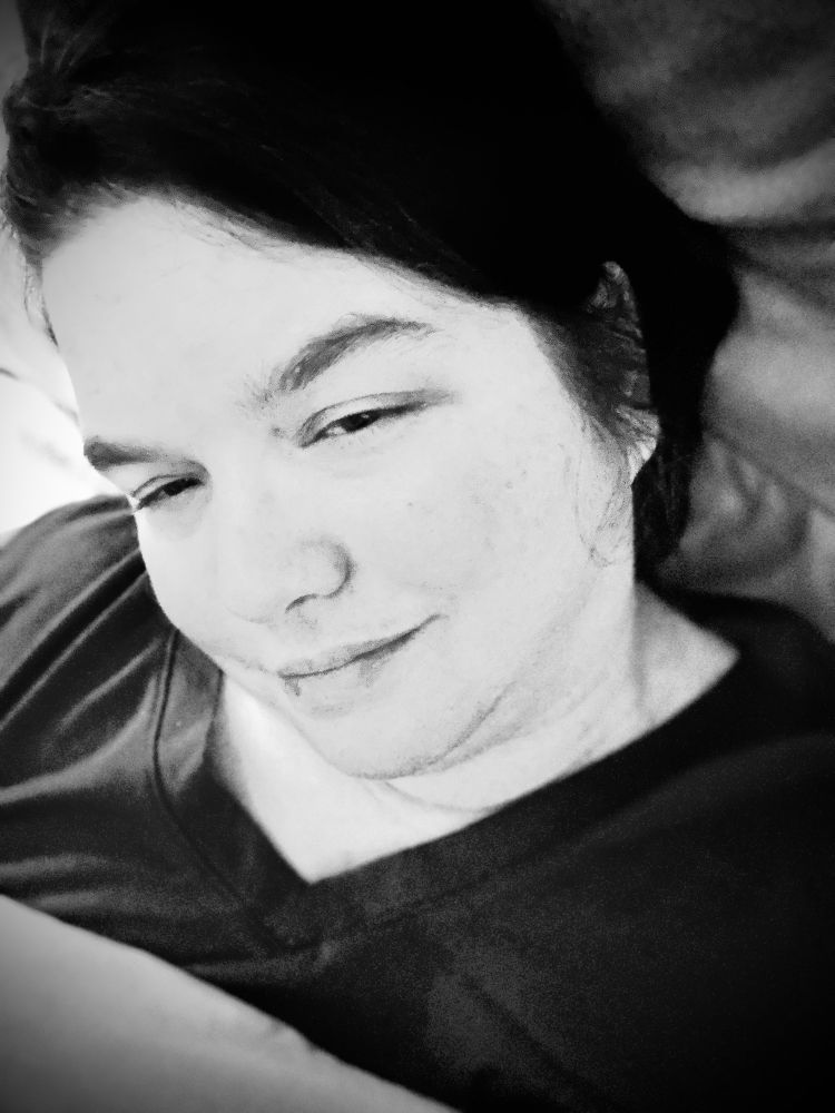 Me. In black and white.