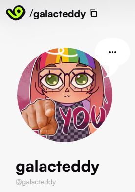 screenshot of @galacteddy's vgen profile
