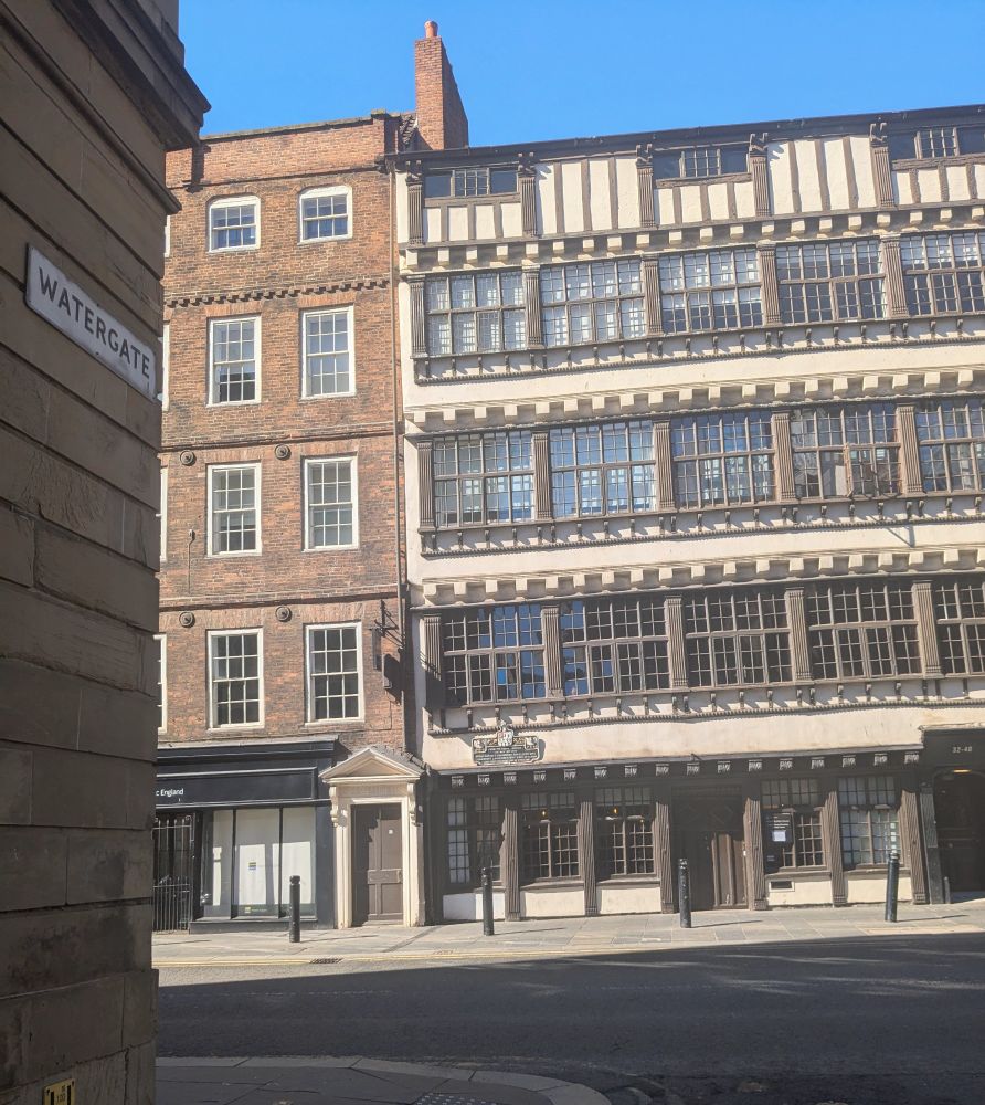 Bessie Surtees House, Newcastle, timber frames medieval building