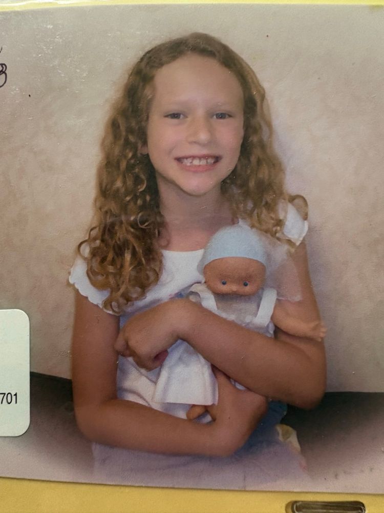 me as a kid! with my fav baby doll