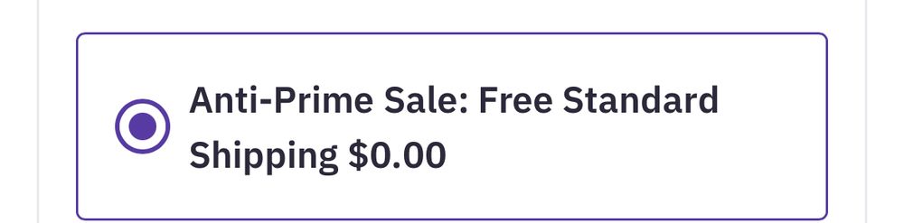 anti-prime sale 