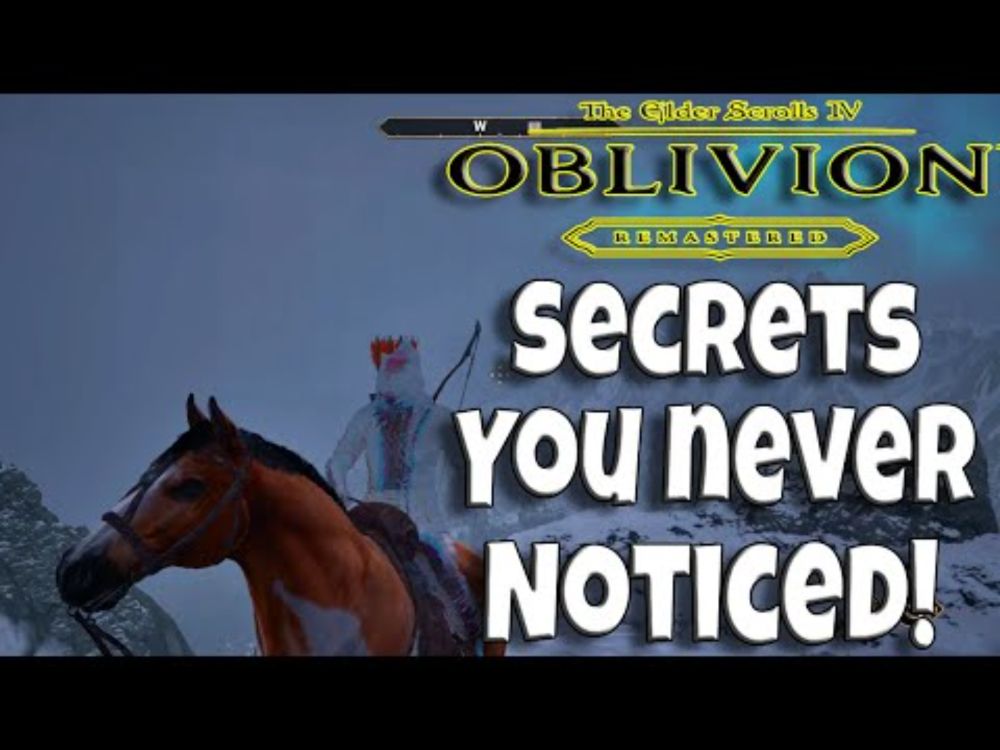 6 Secrets You Never Noticed in Oblivion Remastered!