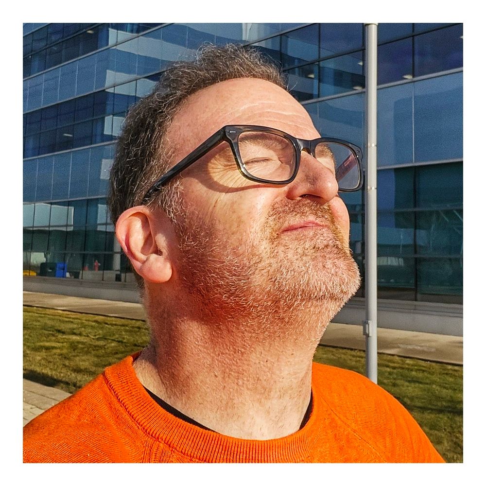 Dork in the February sun.