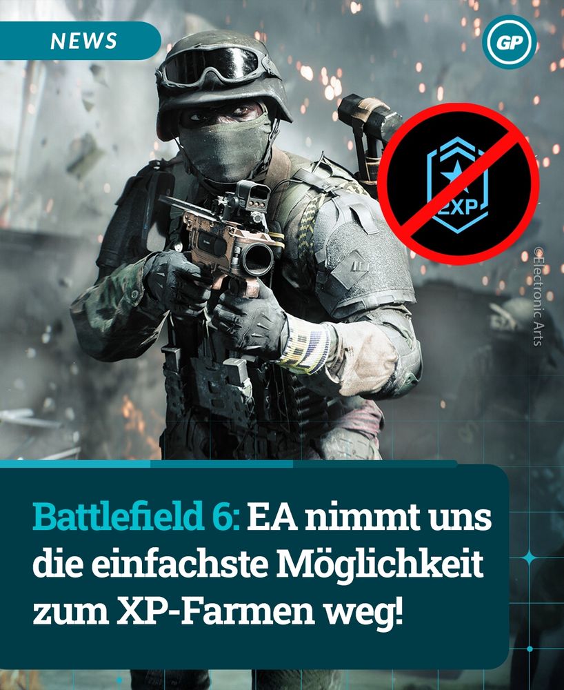 Soldat aus Battlefield 6 mit der Schlagzeile: Battlefield 6: EA nimmt uns die einfachste Möglichkeit zum XP-Farmen weg!