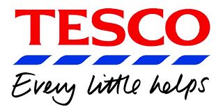The Tesco branding with "Every Little Helps" (an older Tesco motto) written in script underneath.