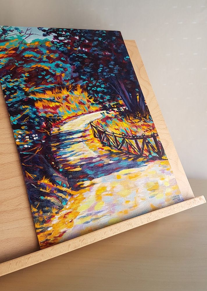 Cuadro de un camino.