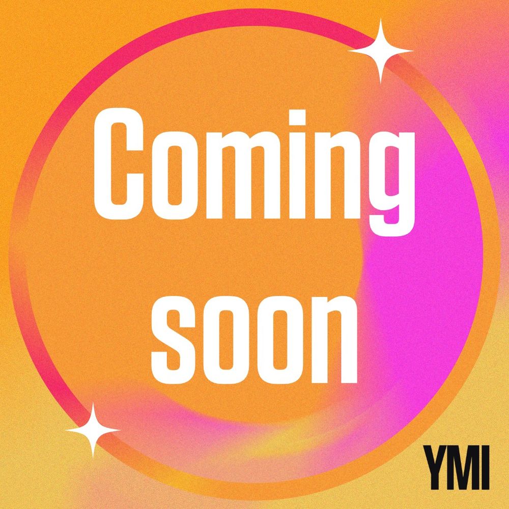 White text on an orange and pink sparkly background reads Coming soon. The You Make It logo in black sits in the bottom right hand corner.