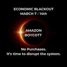 Bitte mitmachen beim Amazon Boycott vom 7. März-14.März