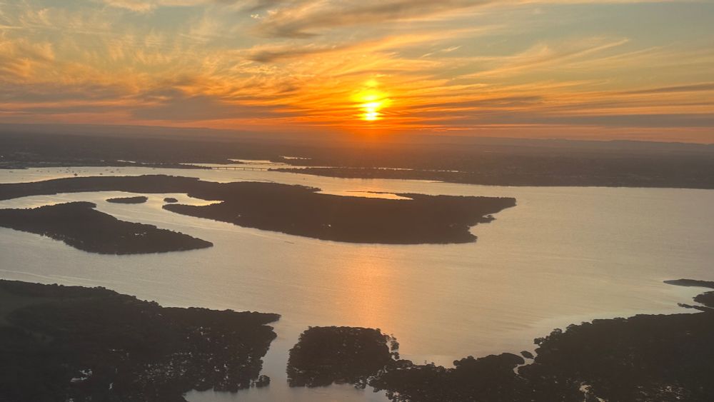 Stunning sunset over Gadigal lands and waterways