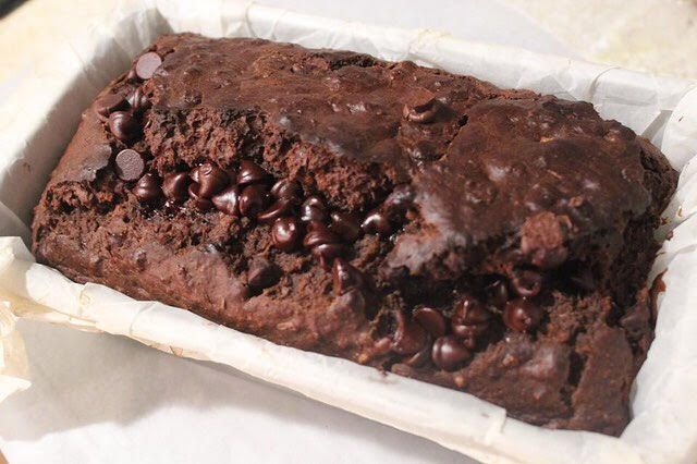Double chocolate banana bread
