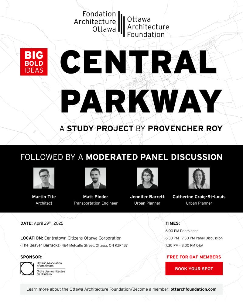 Poster on central parkway presentation. Tickets available https://www.eventbrite.com/e/central-parkway-big-bold-ideas-tickets-1312935889589?aff=oddtdtcreator