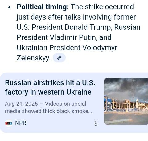 The strike occurred just days after talks involving 