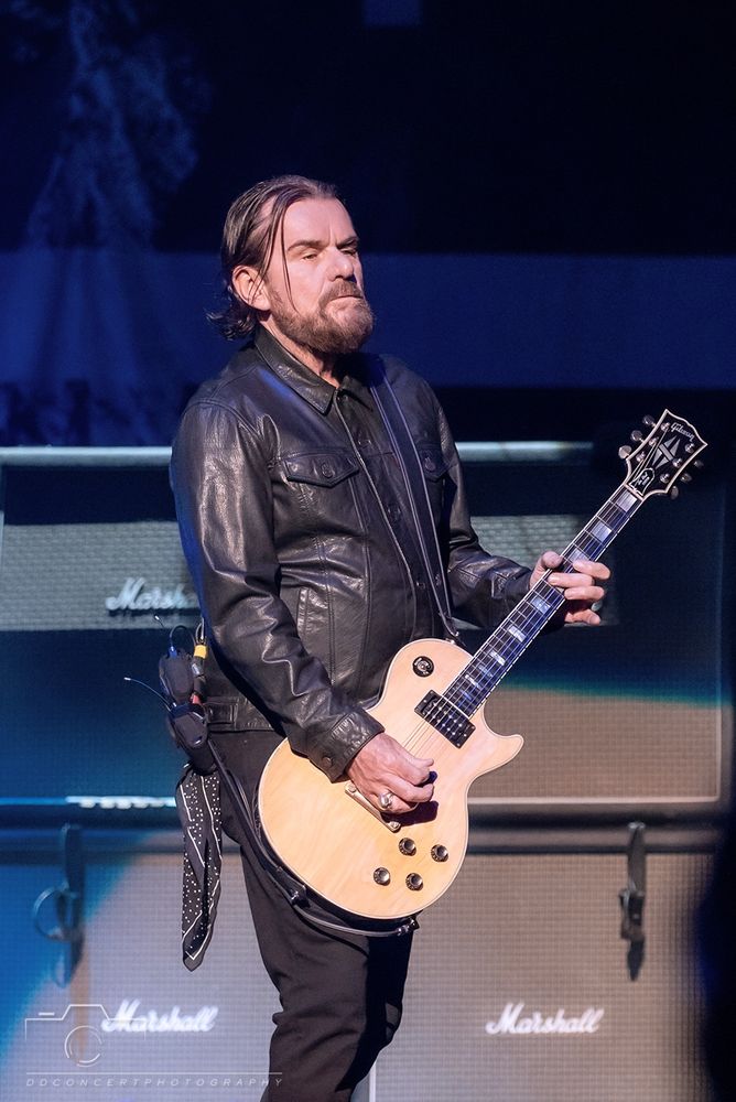 The Cult’s guitarist Billy Duffy during Sun King at Leeds Arena in June 2022. 