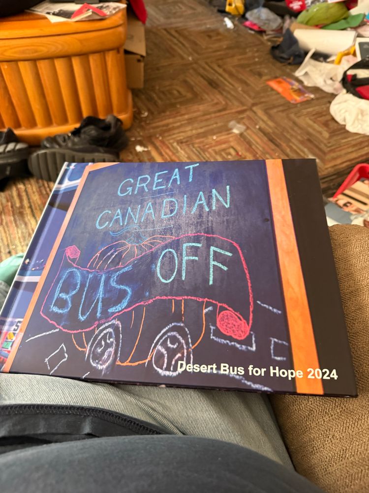 Desert Bus for Hope 2024 hardback photobook.