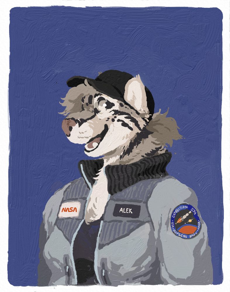 anthro clouded leopard woman wearing flightsuit