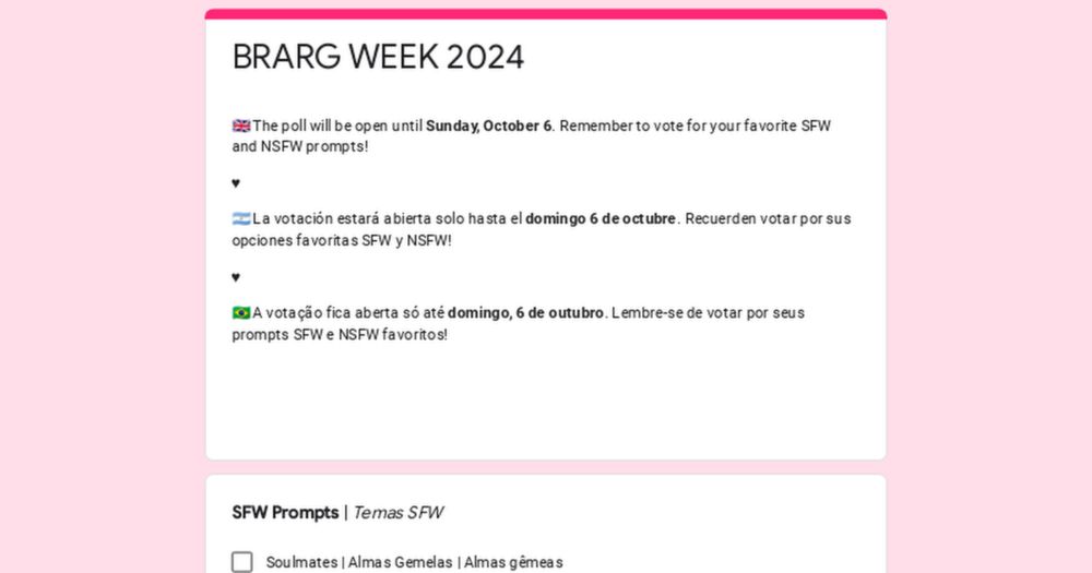 BRARG WEEK 2024