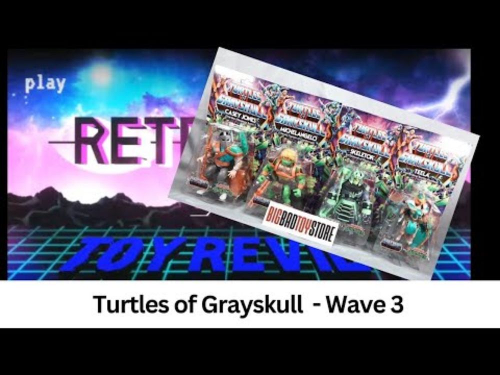 🐢 Turtles of Grayskull 🏰 - Complete Wave 3 Unboxing and Review