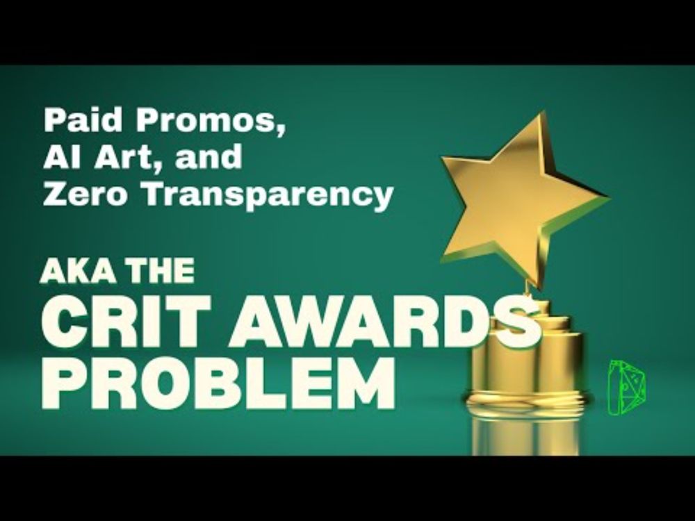Paid Promos, AI Art, and Zero Transparency: AKA The CRIT Awards Problem