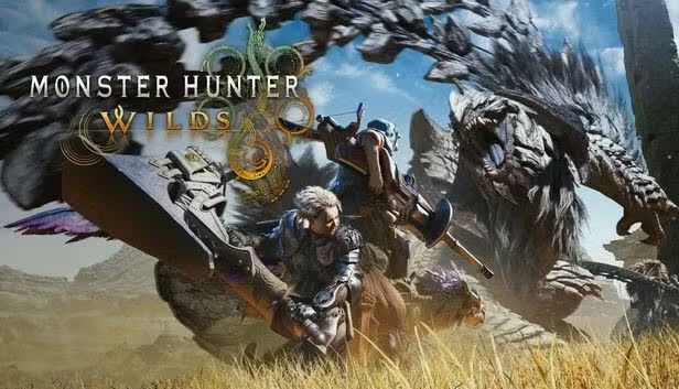 Cover art for Monster Hunter Wilds game.