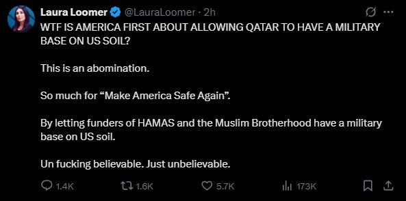 a X.com post from Laura Loomer
