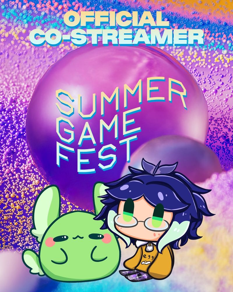 Text: Official Co-streamer Summer Game Fest