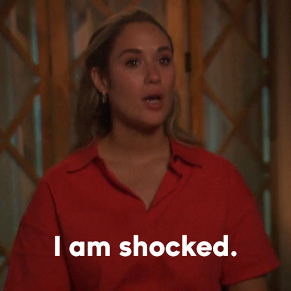 Surprised The Shock GIF by The Bachelorette - Find & Share on GIPHY