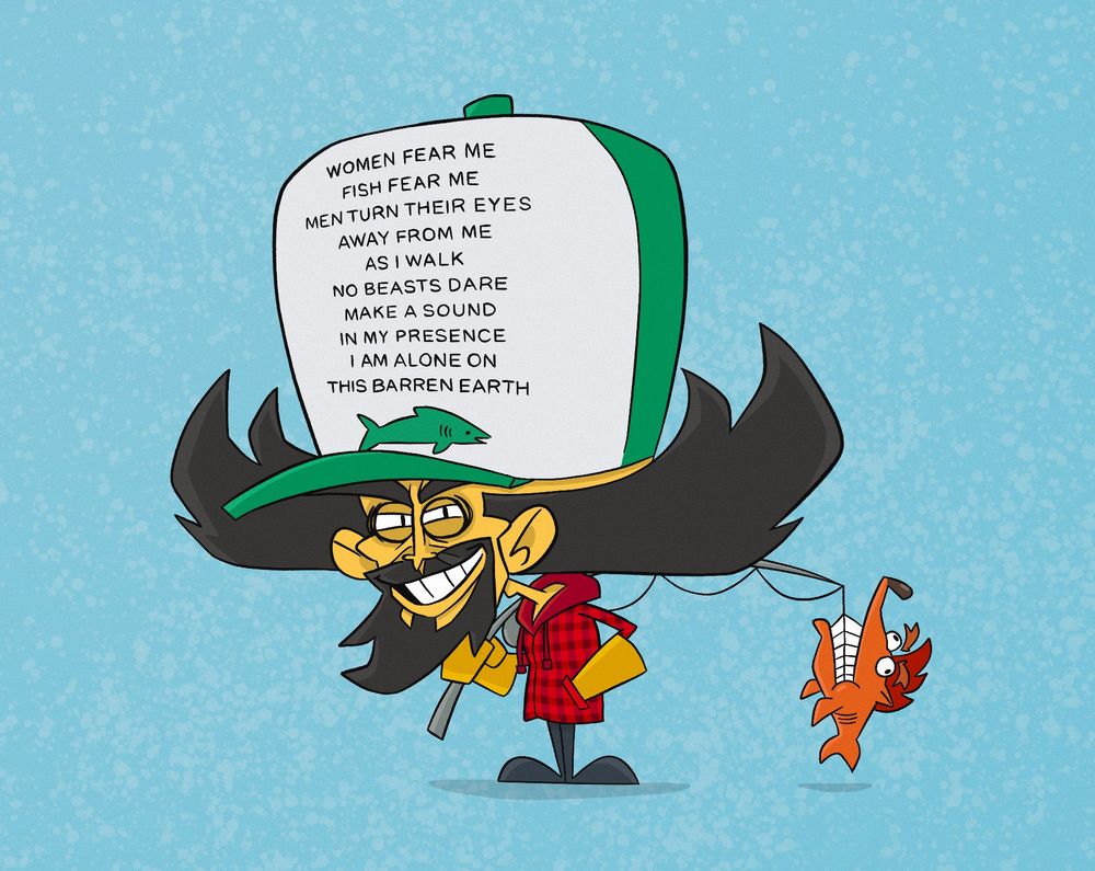 Cortex with that really big fishing hat covering his big head