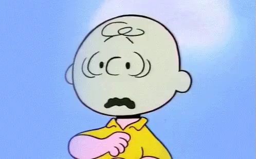 Charlie Brown Not Feeling Well GIF