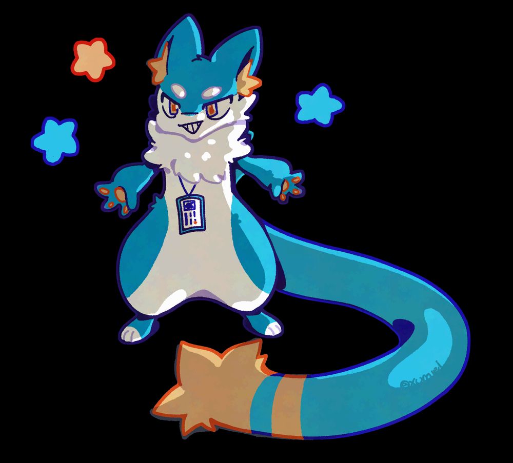 My fursona Blue!