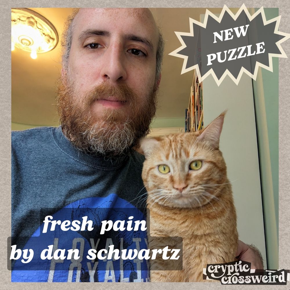 A man and a cat