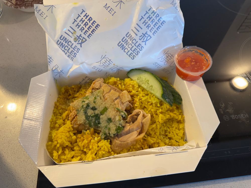 Hainanese Chicken Rice from Three Uncles