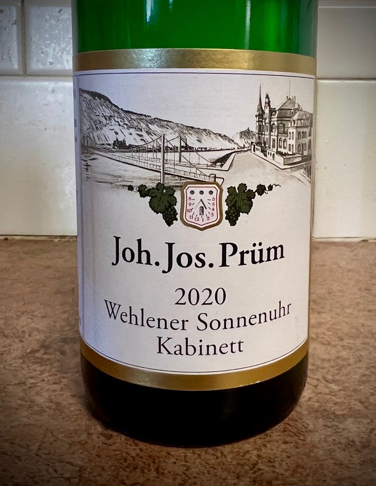 Wehler Sonnenuhr wine bottle