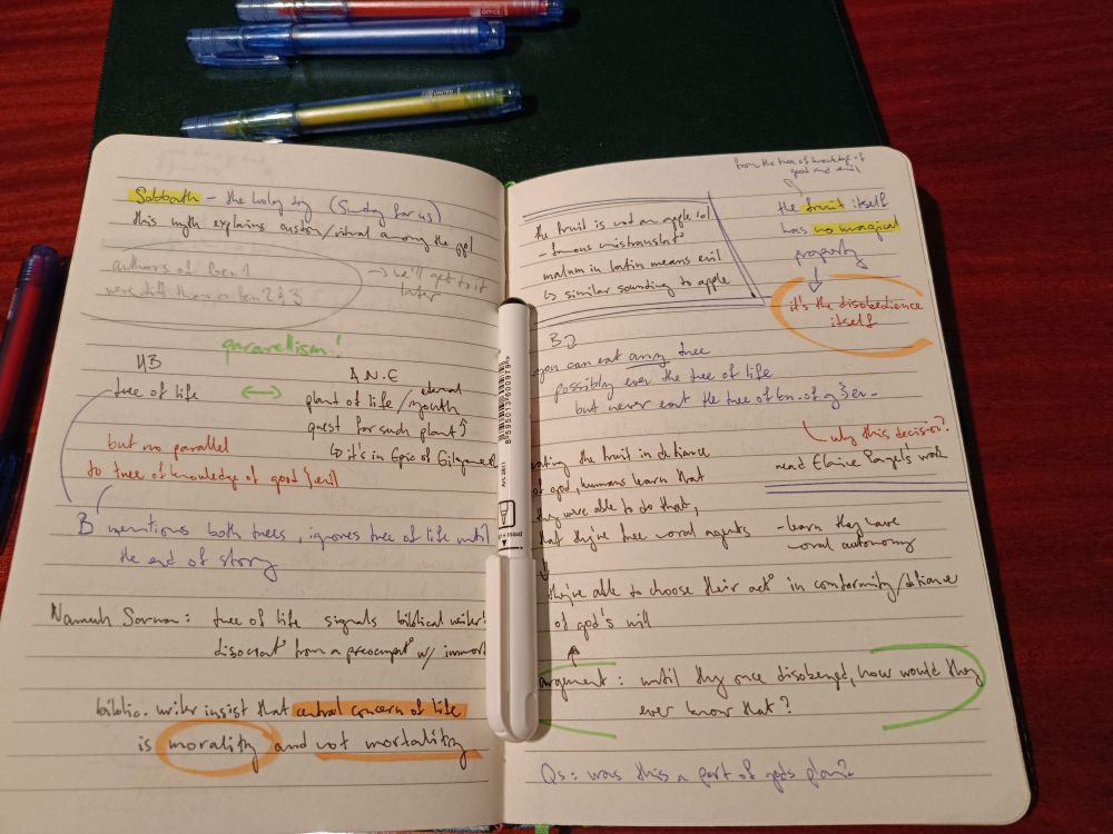 a picture of two pages of my notebook. the handwriting is comparable to a cat who writes with his left leg.