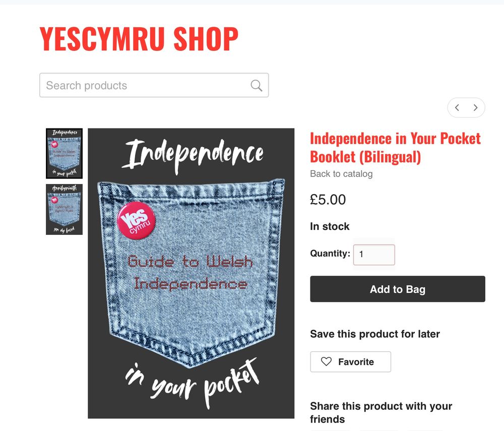 Independence in your pocket. 